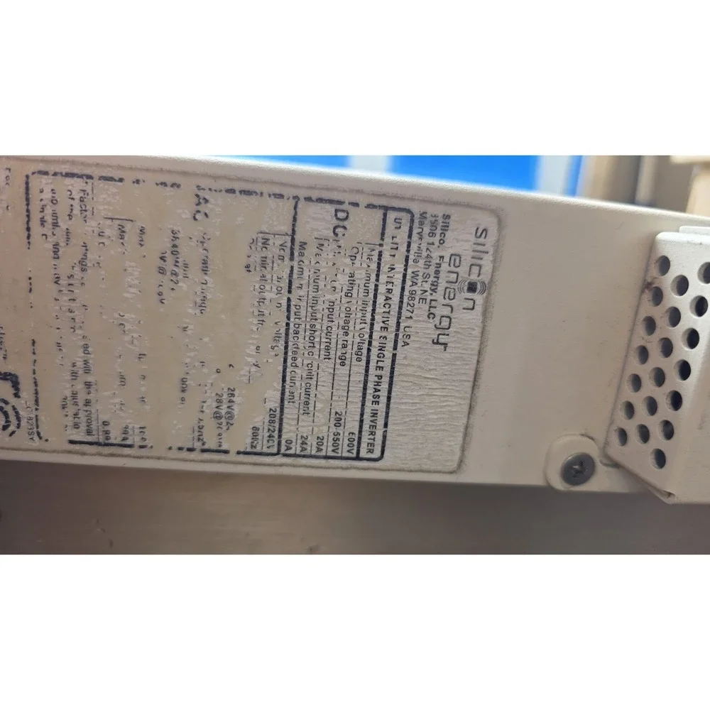 Silicon Energy SiE 3840 Solar Panel Inverter